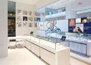 LED-lampen Decorated Custom Glass Display Cases / Shop Display Cabinets