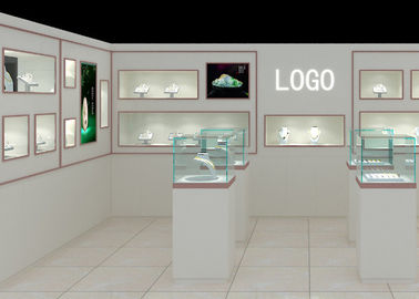 Moderne mode stijl muur gemonteerde display case voor juwelierswinkel display