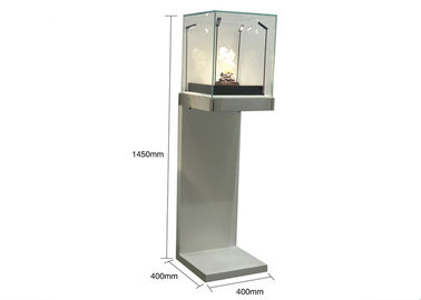 Museum Custom Glass Display Cases / Pedestal Display Stand Voorgeassembleerde structuur