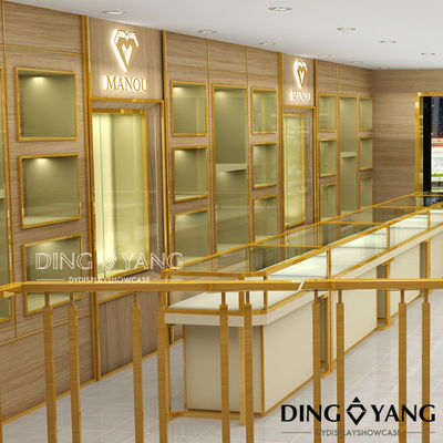 Custom luxe populaire juwelenwinkel showcase met volledig aanpasbare grootte en kleur
