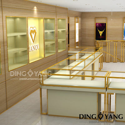 Custom luxe populaire juwelenwinkel showcase met volledig aanpasbare grootte en kleur