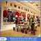 OEM Service wooden lacquer Youth Clothing Stores display furnitures with led lighting decorated