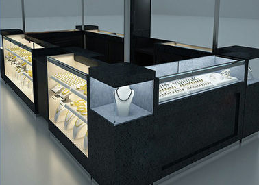 Elegant uiterlijk Juwelen showcase kiosk met volledig afgesloten structuur