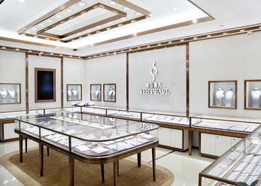 Luxe Design Showroom Display Cases Eco-vriendelijk materiaal bedekt met glazen panelen