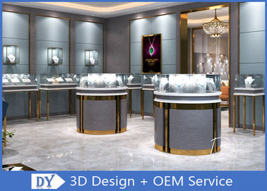 3D Design Store Juwelen Display Cases In Custom Size Logo / Juwelenwinkel Meubelen