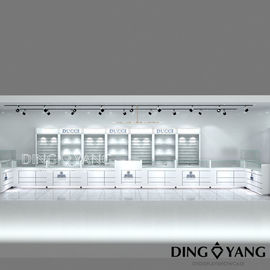 Showroom Glanzend wit Juwelierswinkel Display Counters